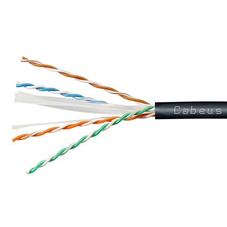 UTP-4P-Cat.6-SOLID-OUT-LSZH-UV-25 (9641c-7), кабель «витая пара» (LAN) для структурированных систем связи
