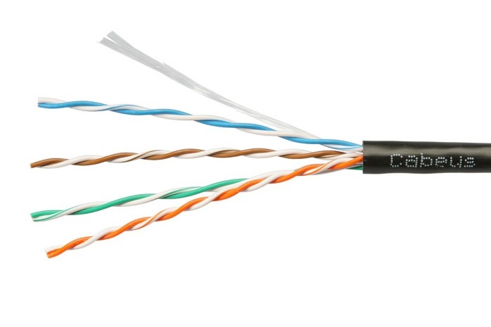 UTP-4P-Cat.5e-SOLID-BK-20 (7252c-8), кабель «витая пара» (LAN) для структурированных систем связи