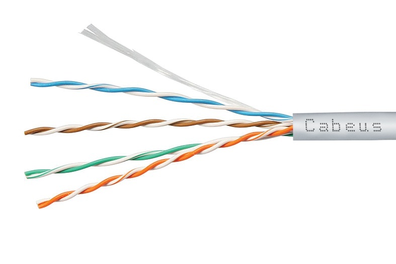 UTP-4P-Cat.5e-SOLID-LSZH-GY-25 (9776c-7), кабель «витая пара» (LAN) для структурированных систем связи