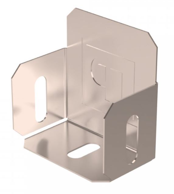 Заглушка лотка Стандарт INOX (AISI 409) 50х50 (0,7мм) (PR16.2534)