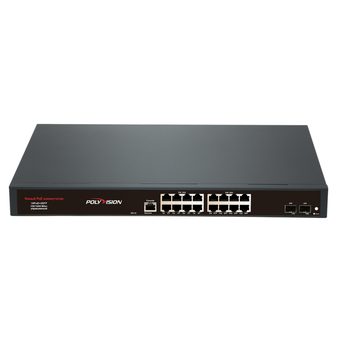 PND-M16GP-2F (250W), коммутатор управляемый оптический 18 портовый