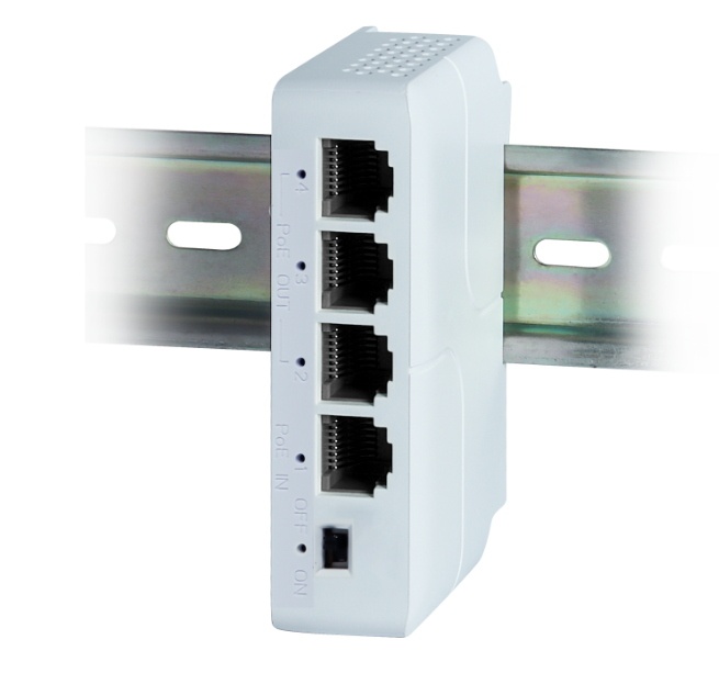 PND-1E3P, удлинитель PoE по кабелю UTP