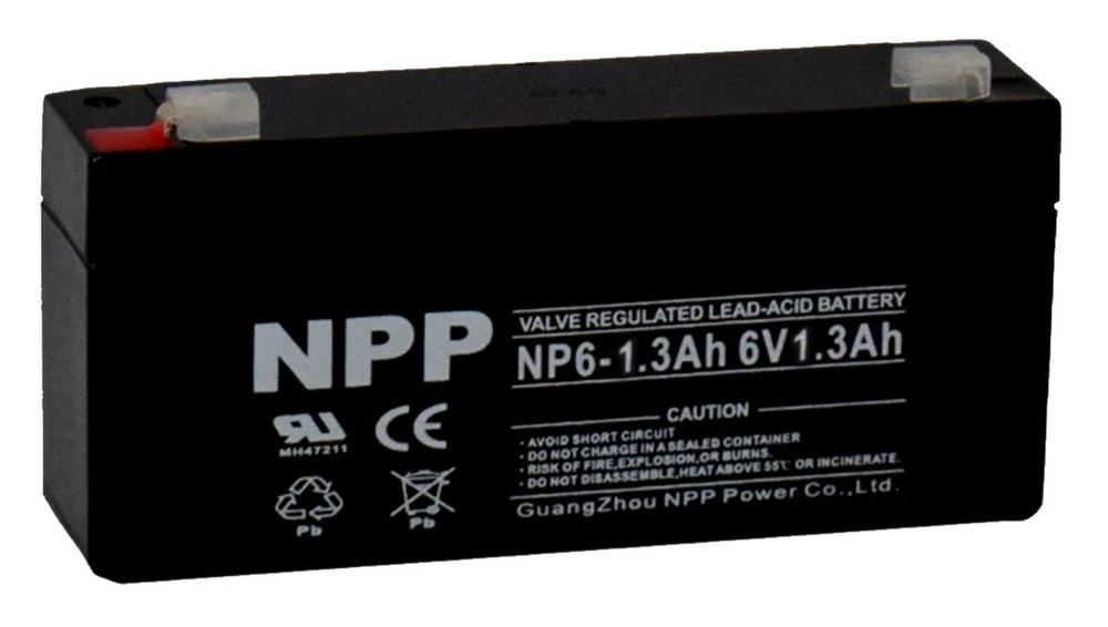 NPP NP6-1.3, аккумулятор герметичный свинцово-кислотный