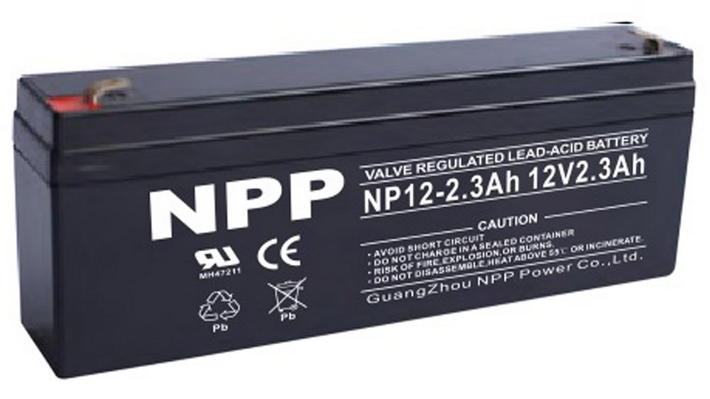 NPP NP12-2.3, аккумулятор герметичный свинцово-кислотный