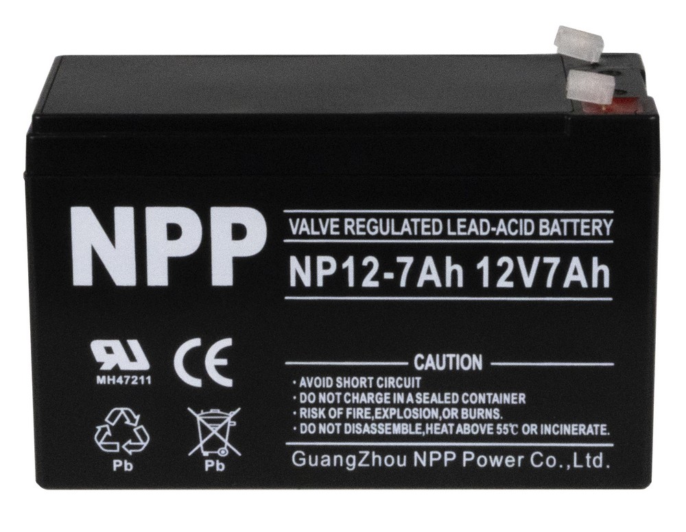 NPP NP12-7 (F1), аккумулятор герметичный свинцово-кислотный