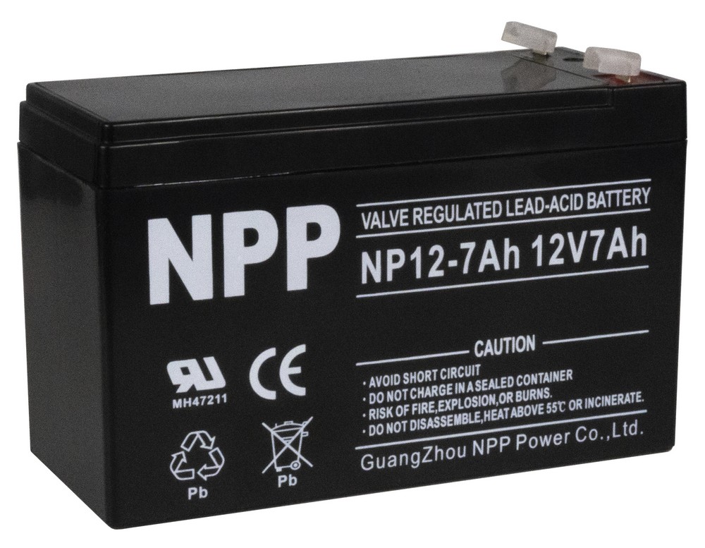 NPP NP12-7 (F2), аккумулятор герметичный свинцово-кислотный