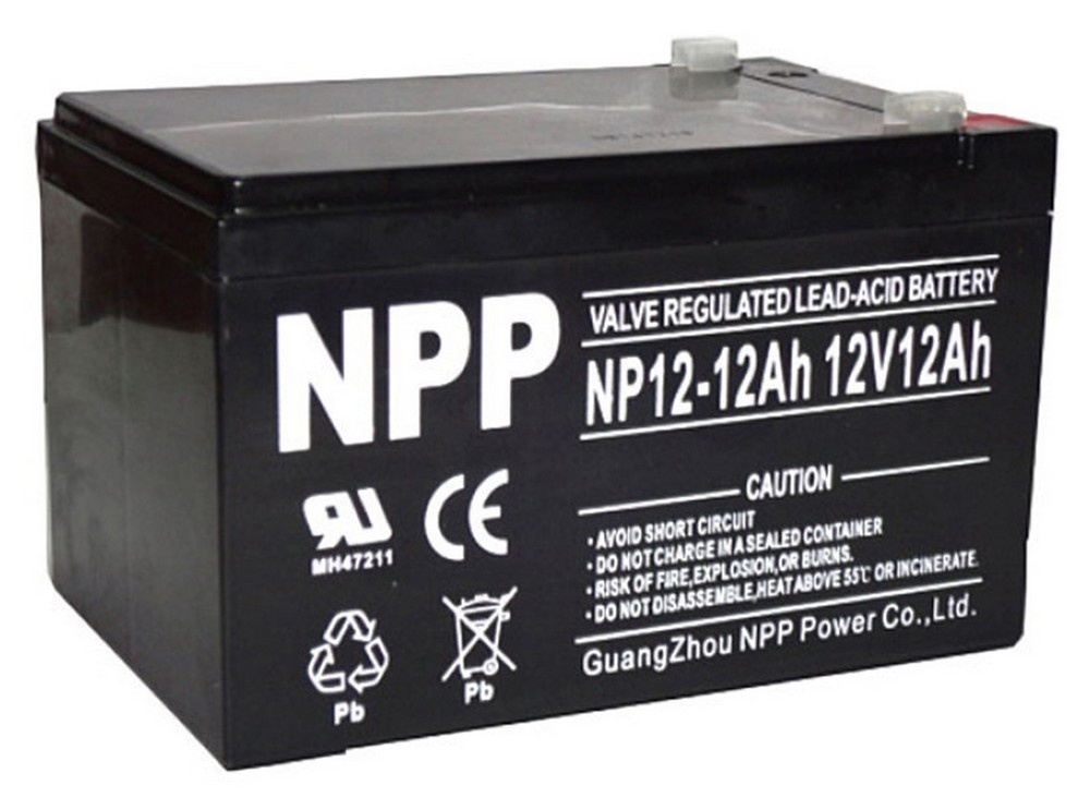 NPP NP12-12, аккумулятор герметичный свинцово-кислотный