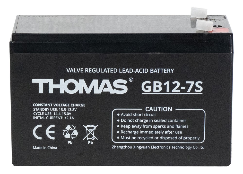 Thomas GB12-7S, аккумулятор герметичный свинцово-кислотный