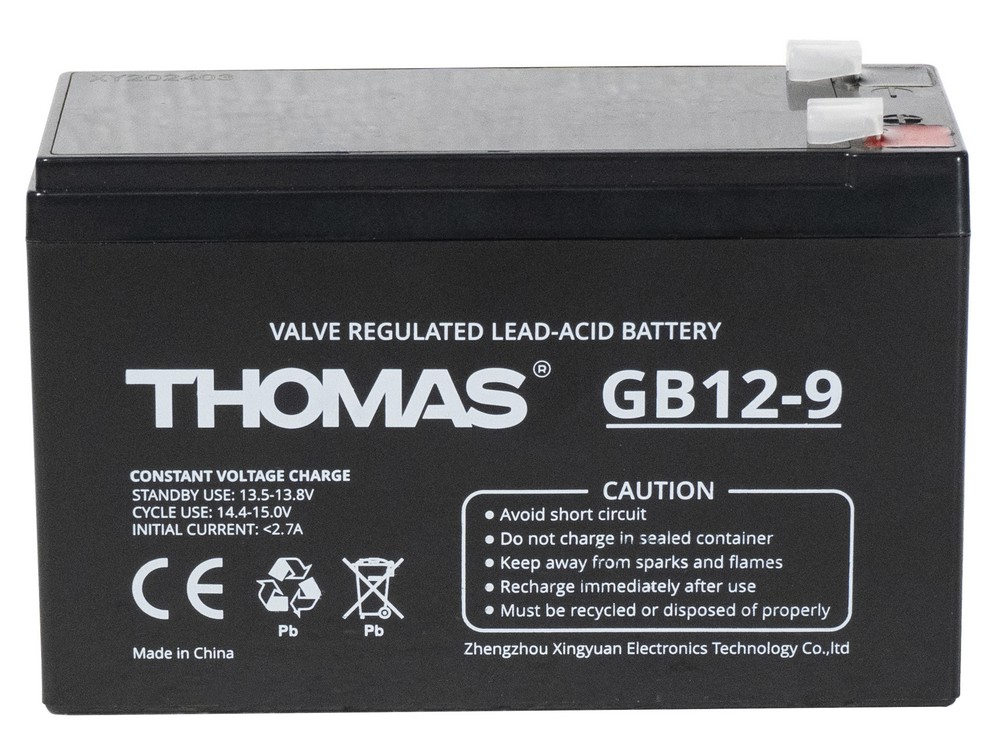 Thomas GB12-9, аккумулятор герметичный свинцово-кислотный