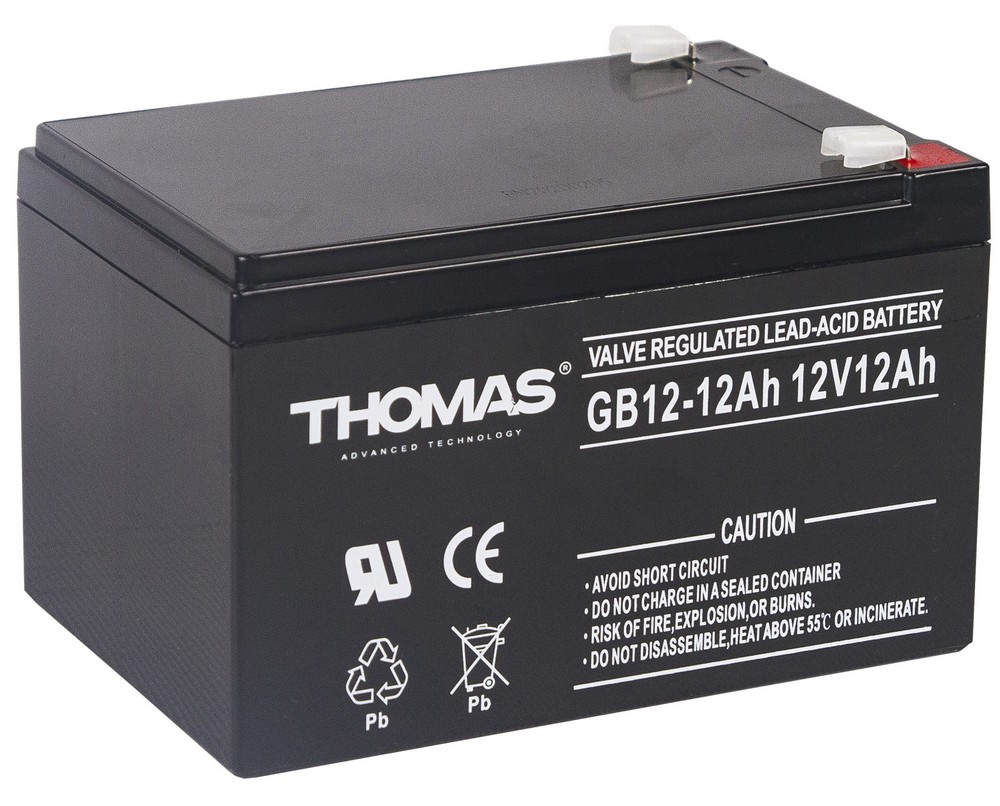 Thomas GB12-12, аккумулятор герметичный свинцово-кислотный