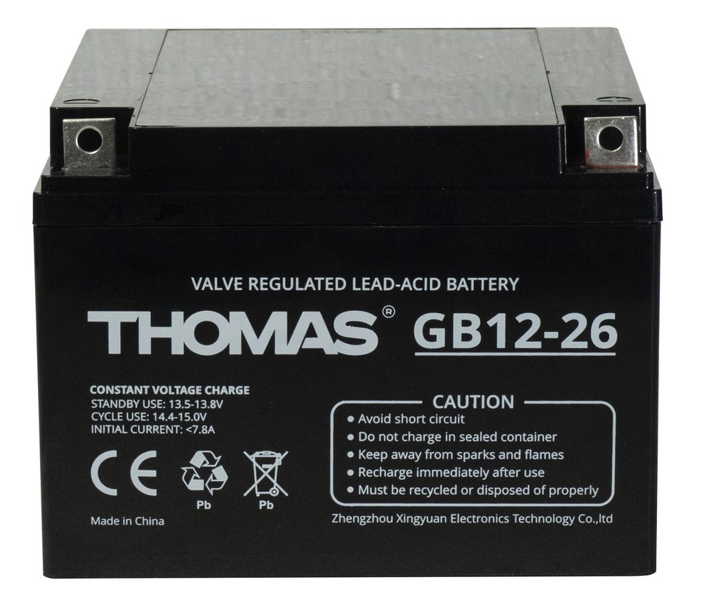 Thomas GB12-26, аккумулятор герметичный свинцово-кислотный
