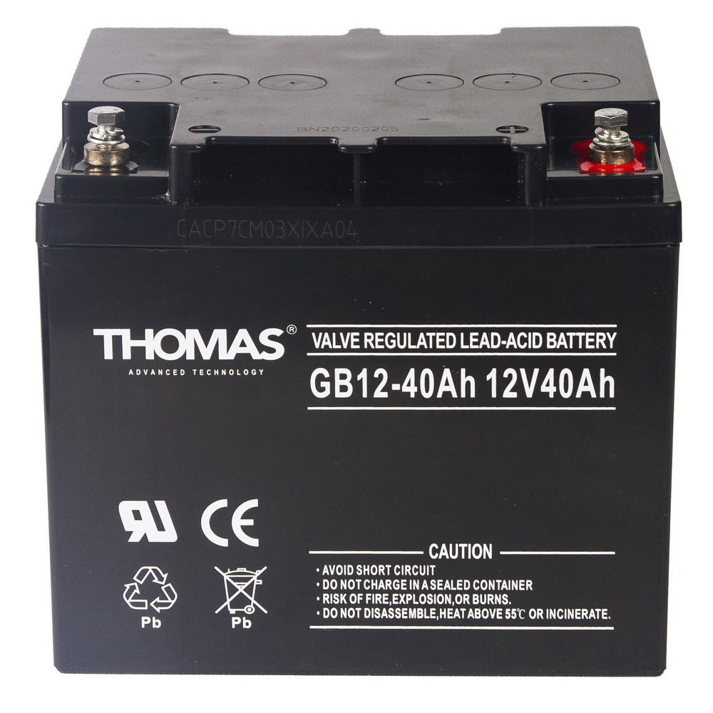 Thomas GB12-40, аккумулятор герметичный свинцово-кислотный
