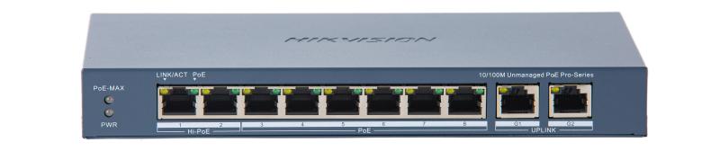 DS-3E0310HP-E(C), коммутатор с питанием POE