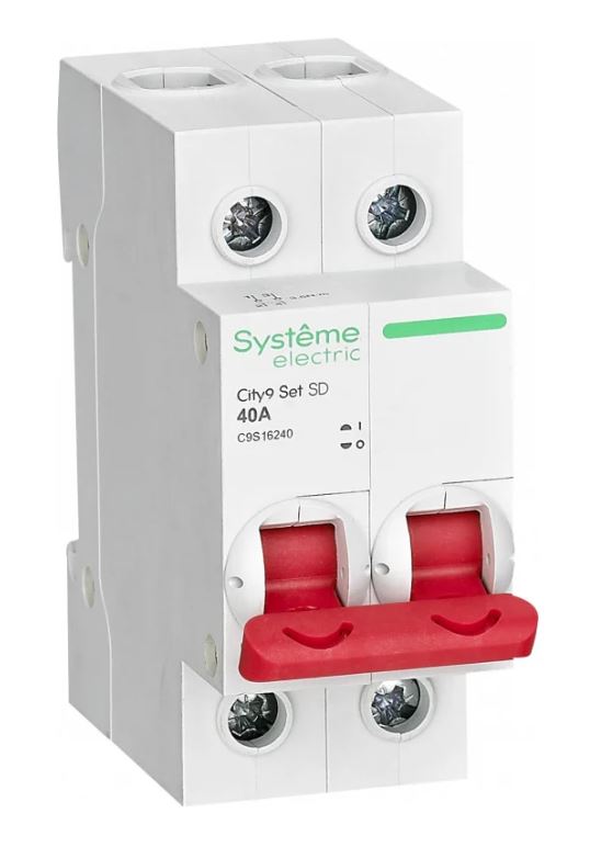 City9 Set ВН 2P 40А 400В (C9S16240), выключатель нагрузки