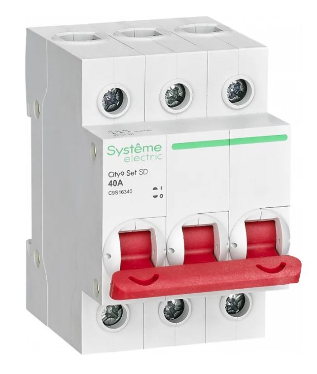 City9 Set ВН 3P 40А 400В (C9S16340), выключатель нагрузки
