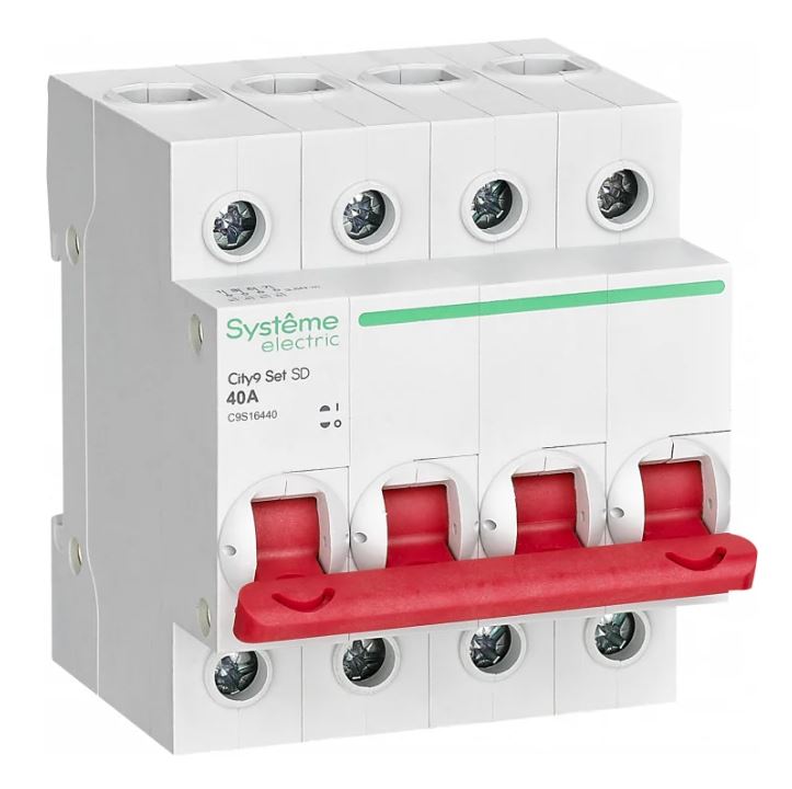 City9 Set ВН 4P 40А 400В (C9S16440), выключатель нагрузки