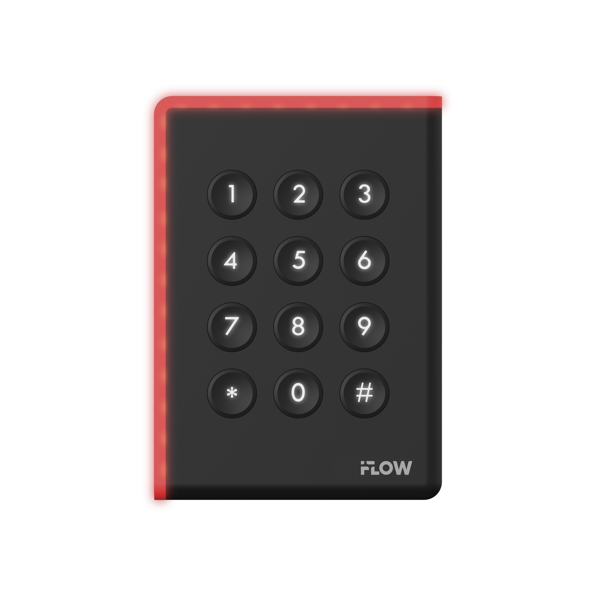 F-KD-4408PDK, считыватель Desfire, Mifare карт с механической клавиатурой