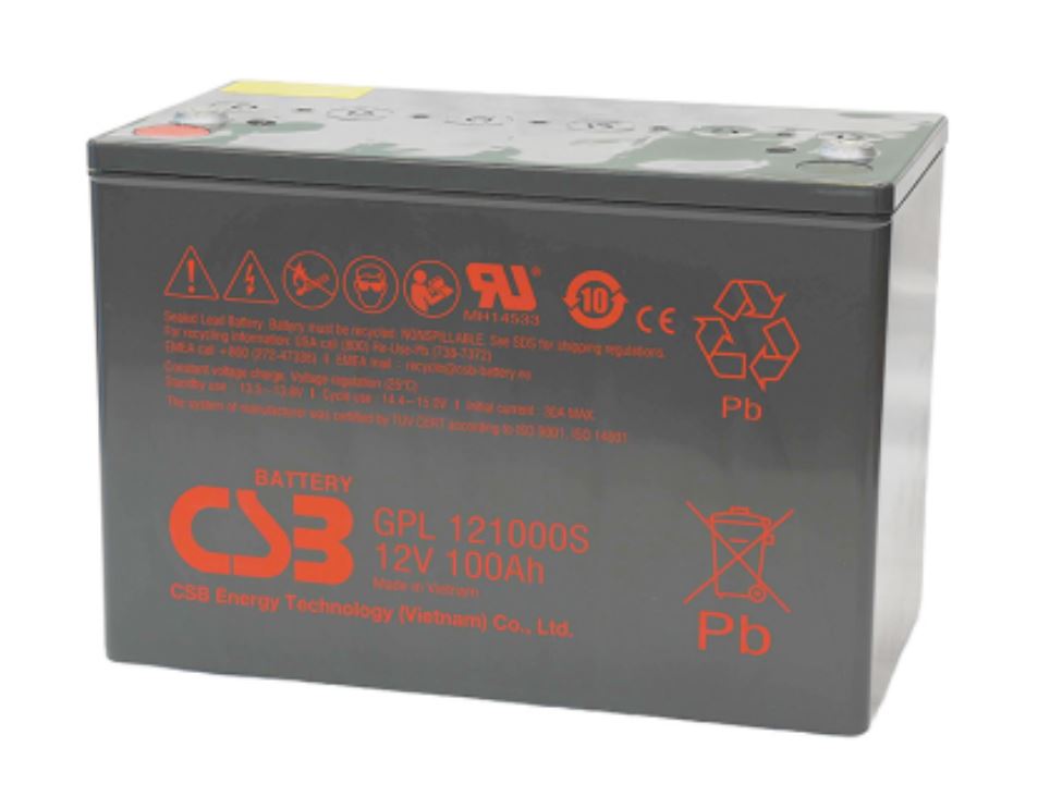 CSB GPL 121000S, аккумулятор герметичный свинцово-кислотный