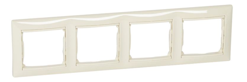Valena DIY рамка 4-местная, слоновая кость (695634)