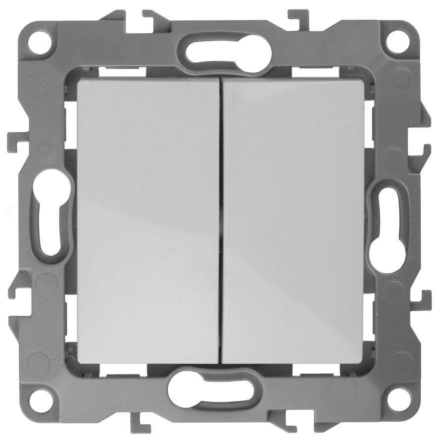 Выключатель 2-кл. IP20 12-1104-01 250В 10АХ белый ЭРА (Б0014645)