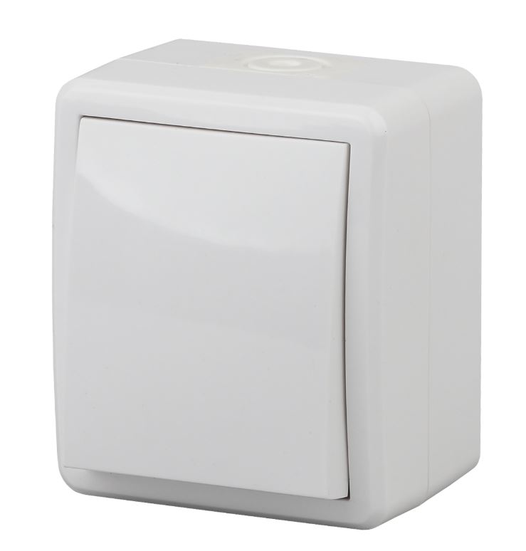 Выключатель 1-кл. ОУ Эксперт IP54 11-1401-01 250В 10АХ белый ЭРА (Б0020669)
