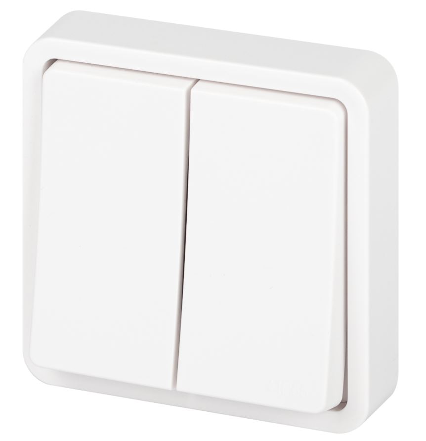 Выключатель 2-кл. СУ Эксперт IP55 11-1524-01 250В 10АХ белый ЭРА (Б0063271)