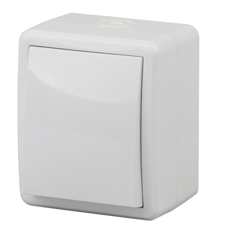 Переключатель 1-кл. ОУ Эксперт IP54 11-1403-01 250В 10АХ белый ЭРА (Б0020673)