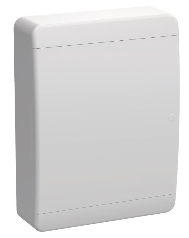 Корпус пластиковый TEKFOR ЩРН-П-24 IP41 белая дверь (TF5-KP13-N-24-41-K01-K01)