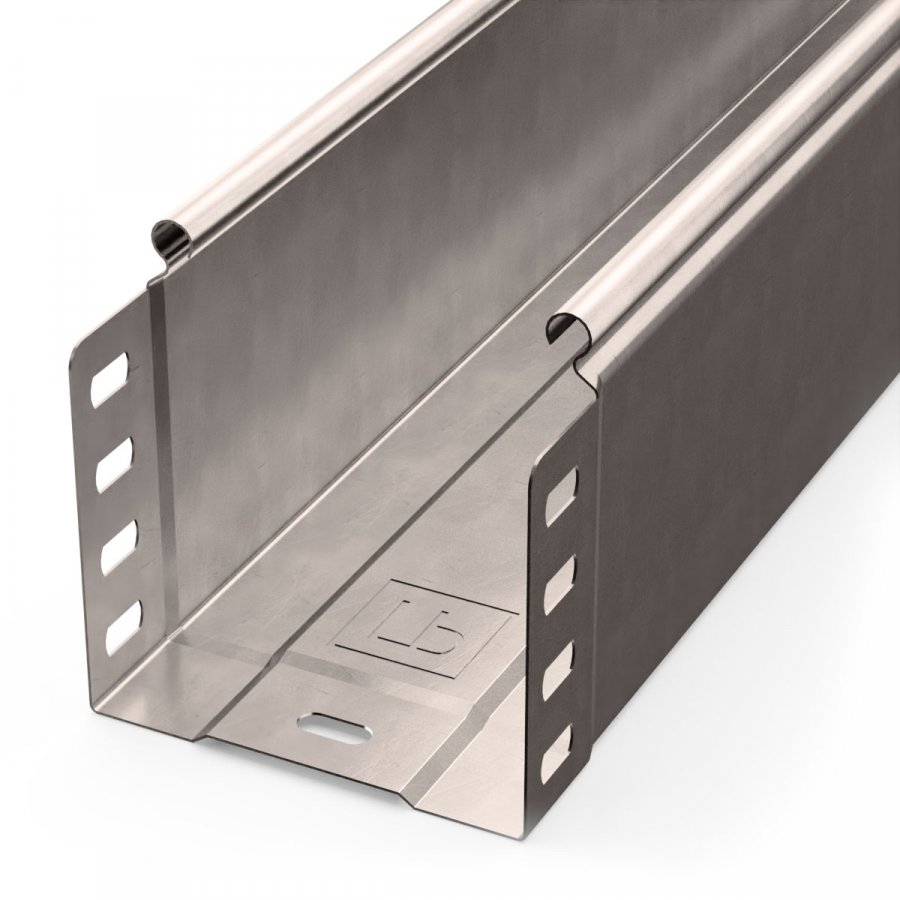 Лоток неперфорированный Стандарт INOX (AISI 409) 100х100х3000 (0,7мм) (PR16.2388)
