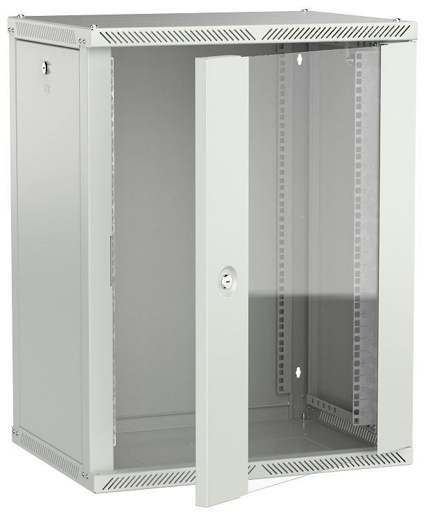 LWR3-15U64-GF-2, шкаф телекоммуникационный 19" настенный