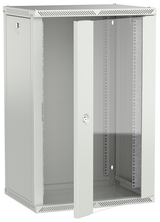 LWR3-18U64-GF-2, шкаф телекоммуникационный 19" настенный
