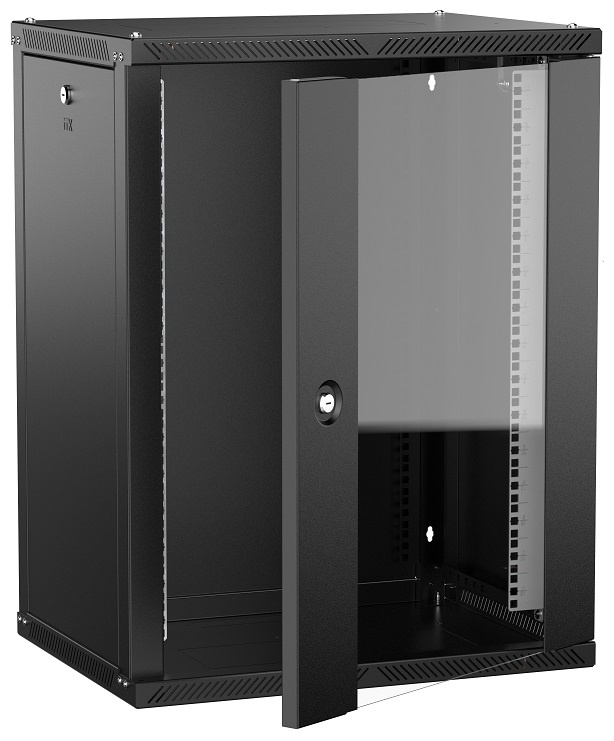 LWR5-15U64-GF-2, шкаф телекоммуникационный 19" настенный