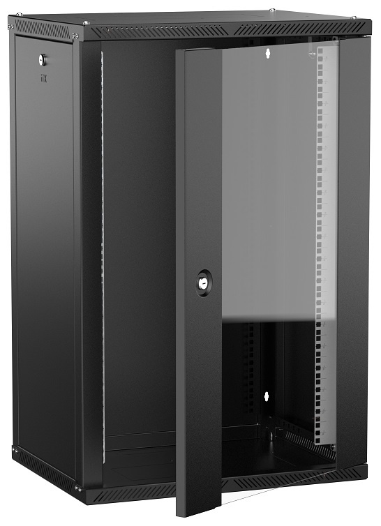 LWR5-18U64-GF-2, шкаф телекоммуникационный 19" настенный