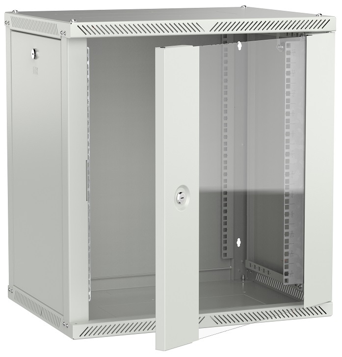 LWR3-12U66-GF-2, шкаф телекоммуникационный 19" настенный