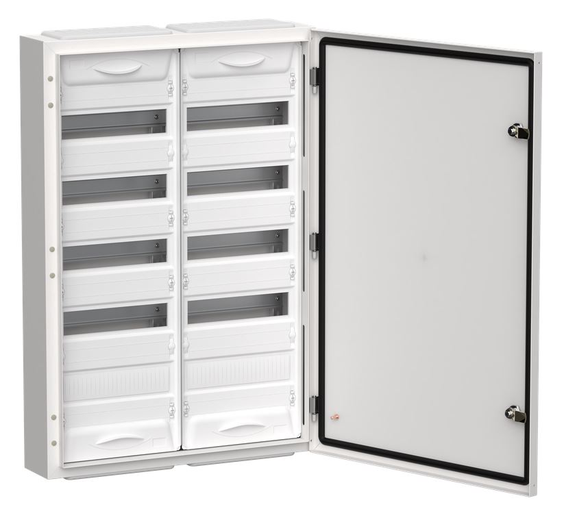 Корпус металлический TITAN 5 ЩРн-120 (2х60) 835х570х140 IP54 одна дверь белый (TI5-50-N-2х060-54)