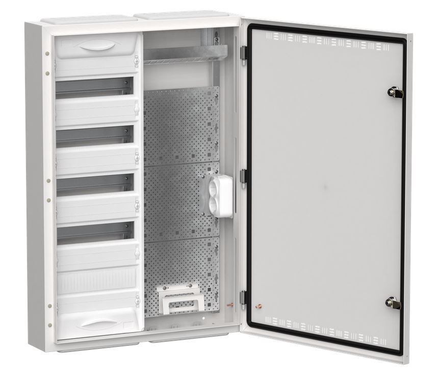 Корпус комбинированный TITAN 5 ЩРн-60 (2х60) 835х570х140 IP30 белый (TI5-51-N-2х060-30)