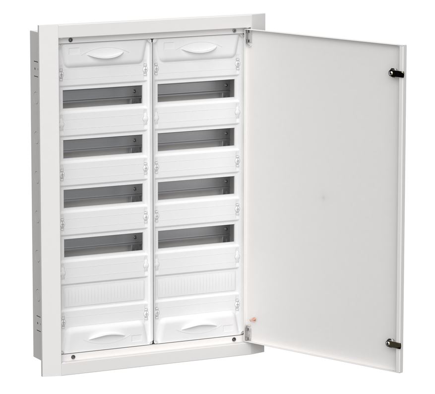 Корпус металлический встраиваемый TITAN 5 ЩРв-120 (2х60) 880х625х130 IP31 одна дверь белый (TI5-50-V-2х060-31)