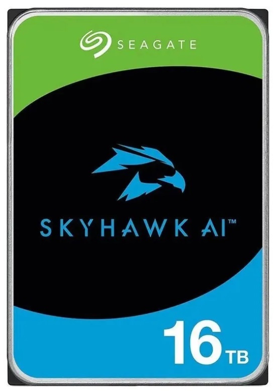 HDD 16000 GB (16 TB) SATA-III SkyHawkAI (ST16000VE005), жесткий диск (HDD) для видеонаблюдения