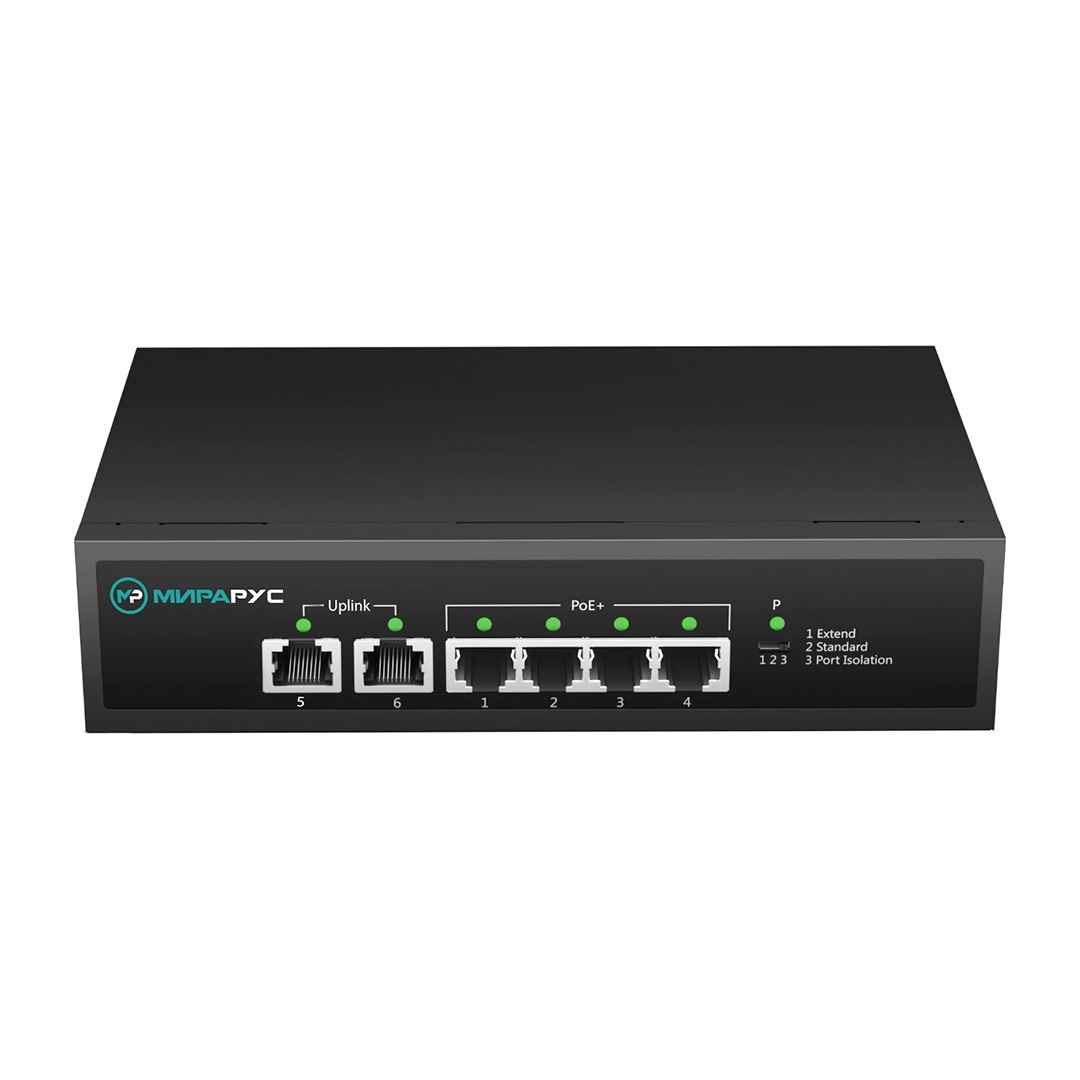 MR-SW-C1-FP4F2, коммутатор с PoE