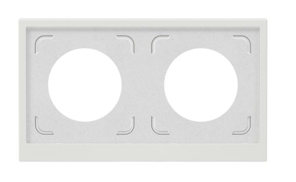 Рамка KANT IP44 2 поста белый песок (7010944)