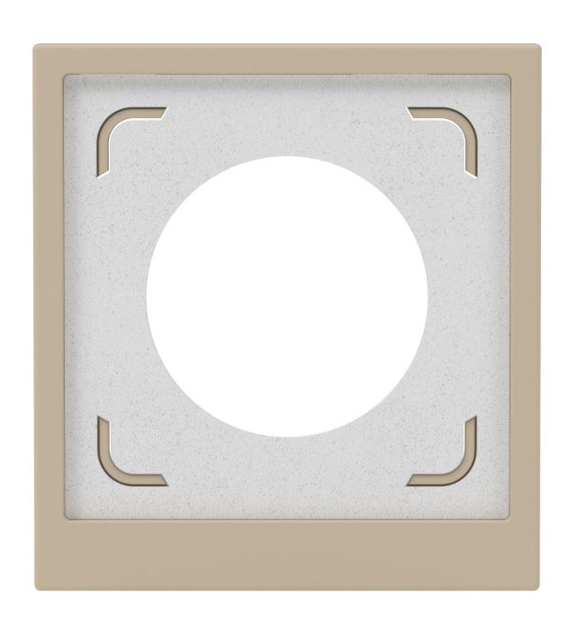 Рамка KANT IP44 1 пост ванильный марципан (7015942)