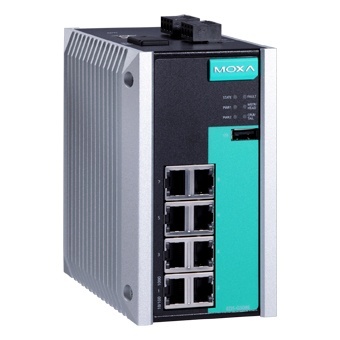 EDS-G508E, коммутатор 8х10/100/1000BaseTX