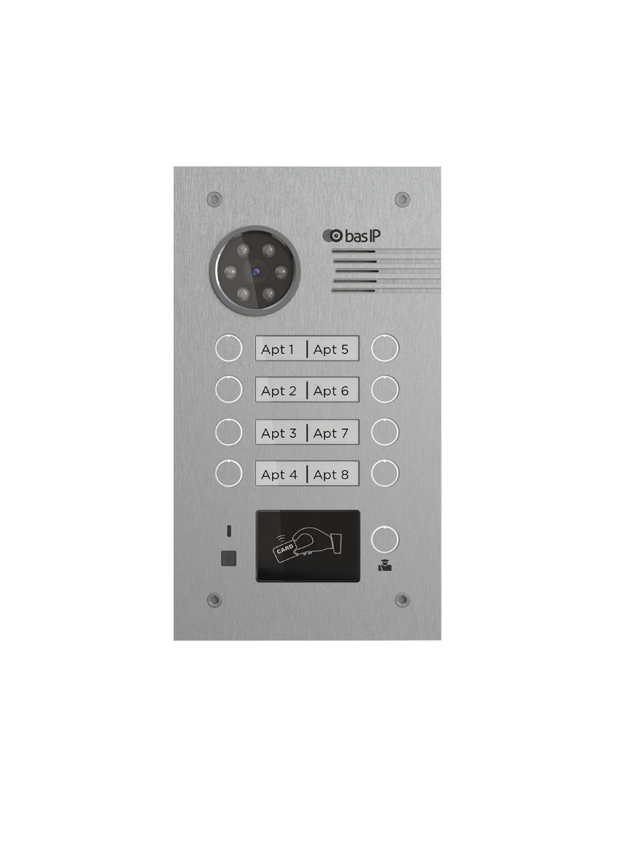 BA-08MD SILVER, вызывная панель IP-домофона
