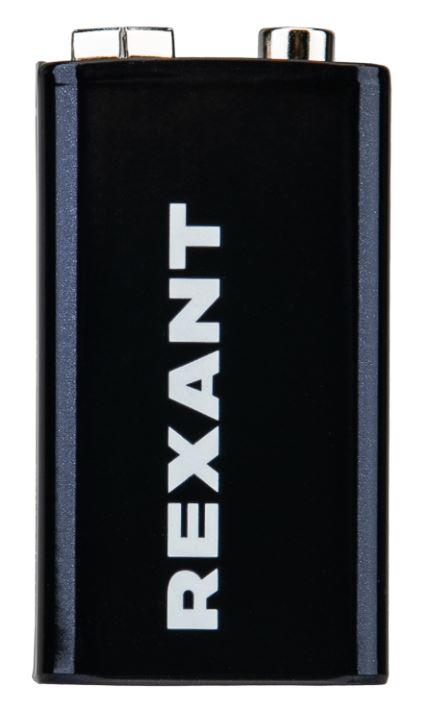 Батарейка алкалиновая 6LR61 Крона 9В REXANT (39-1061), элемент питания