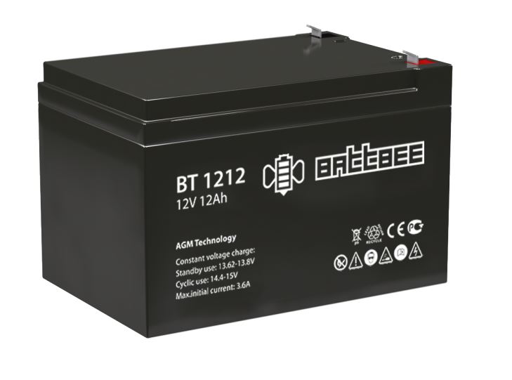 BATTBEE BT 1212, аккумулятор герметичный свинцово-кислотный