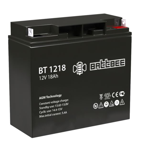 BATTBEE BT 1218, аккумулятор герметичный свинцово-кислотный