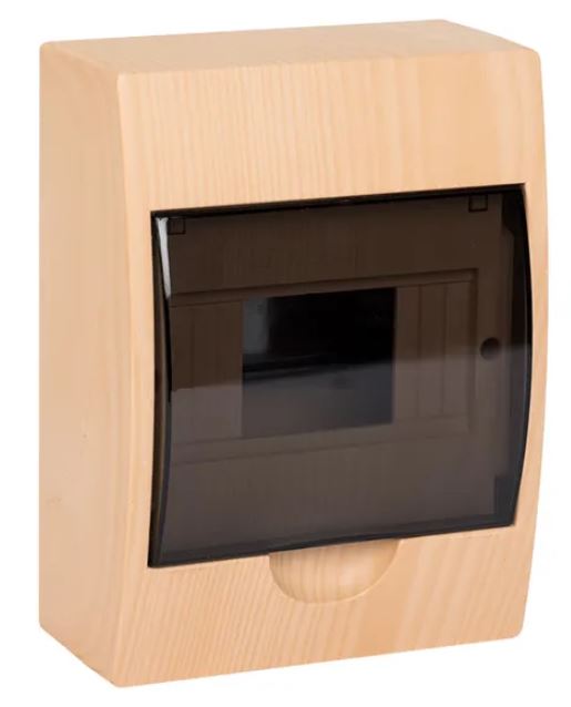 ЩРН-П- 6 светлое дерево IP41 PROxima (pb40-n-6-light), щит распределительный навесной