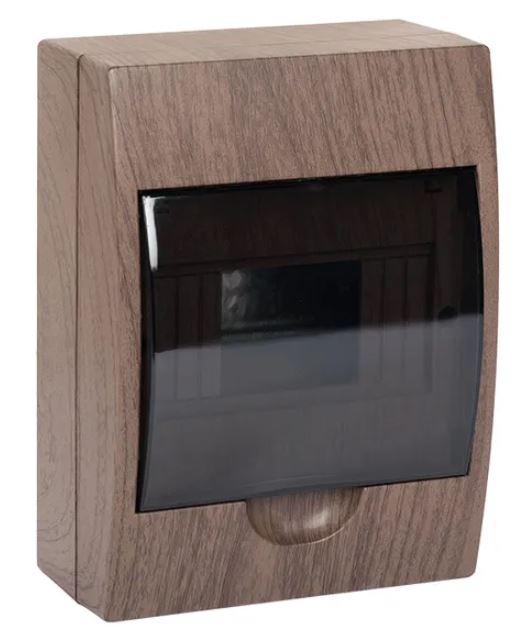 ЩРН-П- 6 темное дерево IP41 PROxima (pb40-n-6-dark), щит распределительный навесной