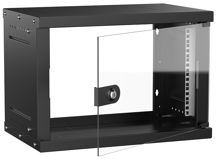 LWE5-06U53-GF-G GENERICA, шкаф телекоммуникационный 19" настенный 6U