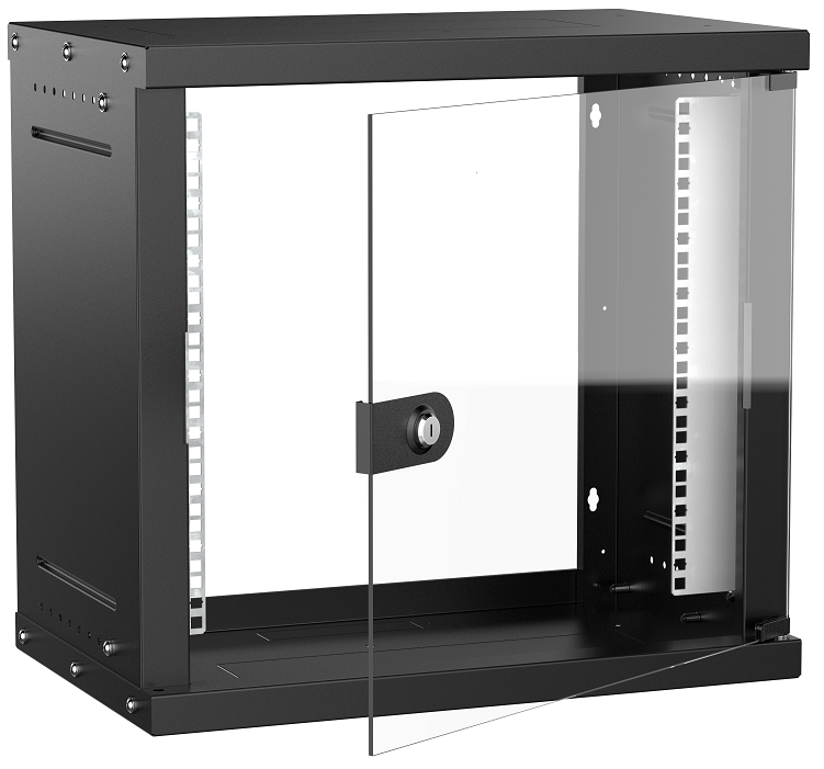 LWE5-09U53-GF-G GENERICA, шкаф телекоммуникационный 19" настенный 9U